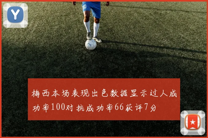 梅西本场表现出色数据显示过人成功率100对抗成功率66获评7分